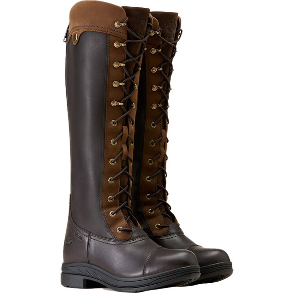 Ariat Femmes Coniston Max Imperméable Isolé Bottes De Campagne 10047005 - Ebony Brown